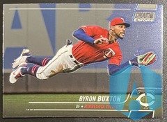 2022 Topps Stadium Club BYRON BUXTON Chrome #190 Minnesota Twins